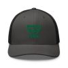 Kelly Green Embroidered Brand Logo Trucker Hat | Retro