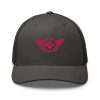 Flamingo Embroidered Logo Trucker Hat | Retro