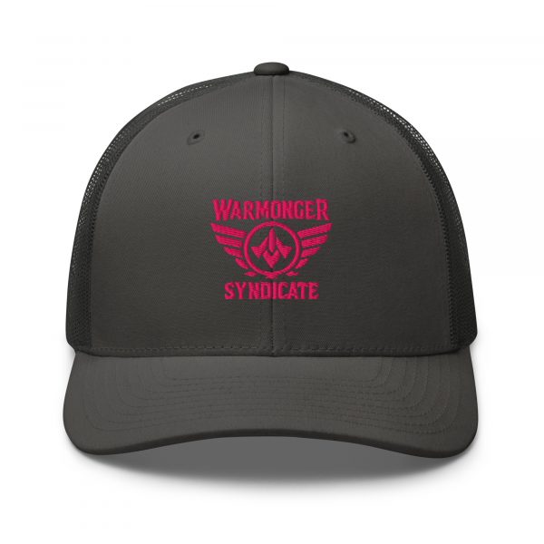 Flamingo Embroidered Brand Logo Trucker Hat | Retro