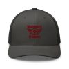 Maroon Embroidered Brand Logo Trucker Hat | Retro