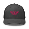 Flamingo Embroidered Logo Trucker Hat | Retro