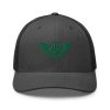 Kelly Green Embroidered Logo Trucker Hat | Retro