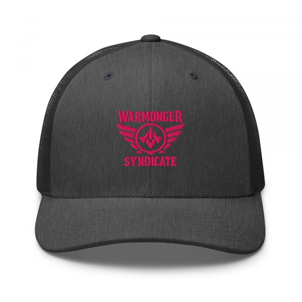 Flamingo Embroidered Brand Logo Trucker Hat | Retro