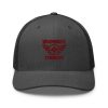 Maroon Embroidered Brand Logo Trucker Hat | Retro