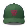 Flamingo Embroidered Brand Logo Trucker Hat | Retro
