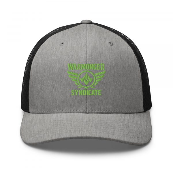 Kiwi Green Embroidered Brand Logo Trucker Hat | Retro