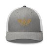 Old Gold Embroidered Logo Trucker Hat | Retro