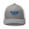 Royal Embroidered Logo Trucker Hat | Retro