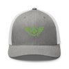 Kiwi Green Embroidered Logo Trucker Hat | Retro