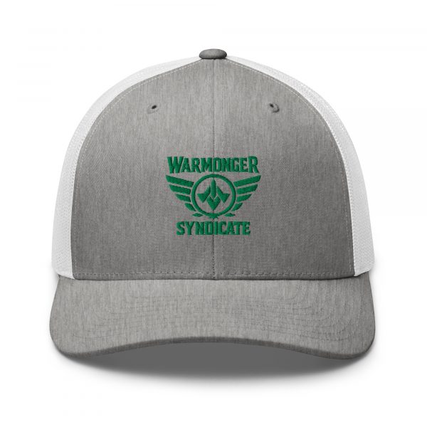 Kelly Green Embroidered Brand Logo Trucker Hat | Retro