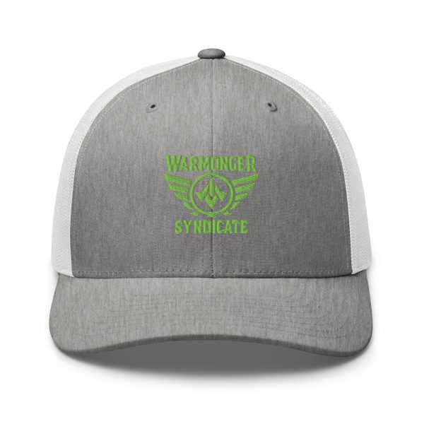 Kiwi Green Embroidered Brand Logo Trucker Hat | Retro
