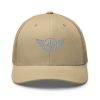 Grey Embroidered Logo Trucker Hat | Retro
