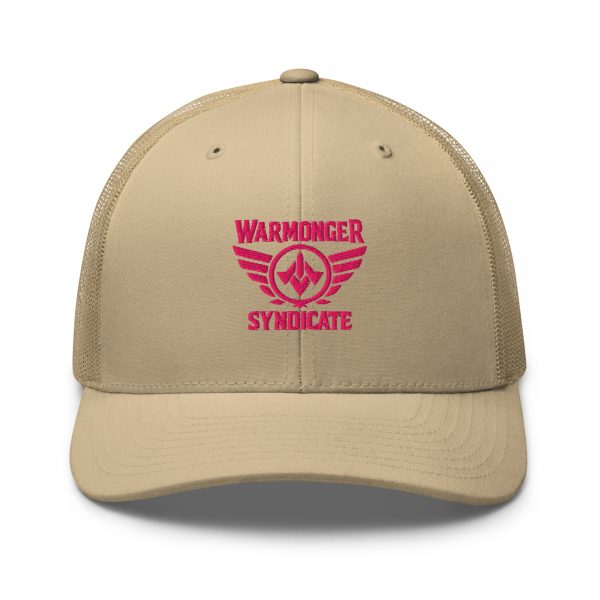 Flamingo Embroidered Brand Logo Trucker Hat | Retro