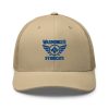 Royal Embroidered Brand Logo Trucker Hat | Retro