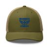 Royal Embroidered Brand Logo Trucker Hat | Retro