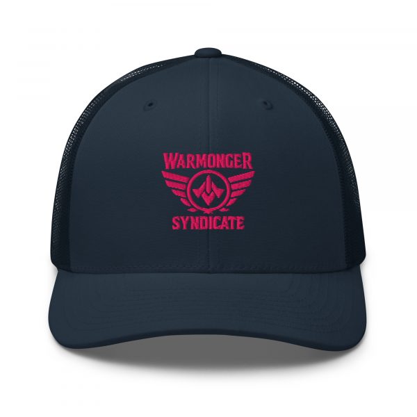 Flamingo Embroidered Brand Logo Trucker Hat | Retro