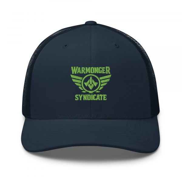 Kiwi Green Embroidered Brand Logo Trucker Hat | Retro