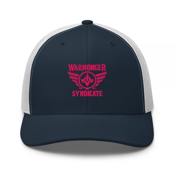 Flamingo Embroidered Brand Logo Trucker Hat | Retro