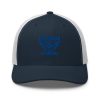 Royal Embroidered Brand Logo Trucker Hat | Retro