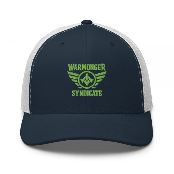 Kiwi Green Embroidered Brand Logo Trucker Hat | Retro