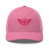 Flamingo Embroidered Logo Trucker Hat | Retro