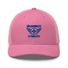 Royal Embroidered Brand Logo Trucker Hat | Retro