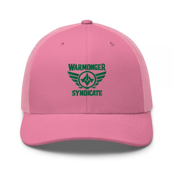 Kelly Green Embroidered Brand Logo Trucker Hat | Retro