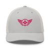 Flamingo Embroidered Logo Trucker Hat | Retro