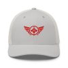 Red Embroidered Logo Trucker Hat | Retro