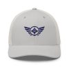 Navy Embroidered Logo Trucker Hat | Retro