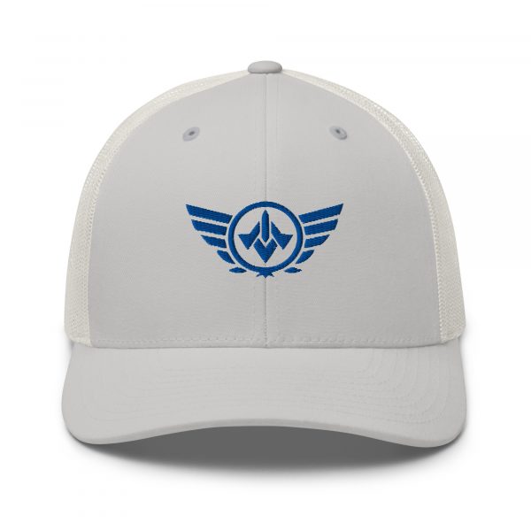 Royal Embroidered Logo Trucker Hat | Retro