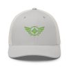 Kiwi Green Embroidered Logo Trucker Hat | Retro