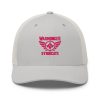 Flamingo Embroidered Brand Logo Trucker Hat | Retro