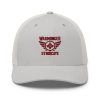 Maroon Embroidered Brand Logo Trucker Hat | Retro