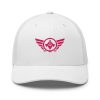 Flamingo Embroidered Logo Trucker Hat | Retro