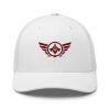 Maroon Embroidered Logo Trucker Hat | Retro