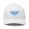Aqua Embroidered Logo Trucker Hat | Retro