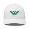 Kelly Green Embroidered Logo Trucker Hat | Retro