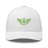 Kiwi Green Embroidered Logo Trucker Hat | Retro