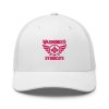 Flamingo Embroidered Brand Logo Trucker Hat | Retro