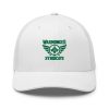 Kelly Green Embroidered Brand Logo Trucker Hat | Retro