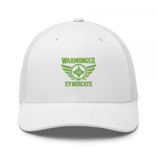 Kiwi Green Embroidered Brand Logo Trucker Hat | Retro