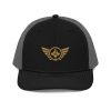 Old Gold Embroidered Logo Trucker Hat | Premium