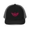 Flamingo Embroidered Logo Trucker Hat | Premium