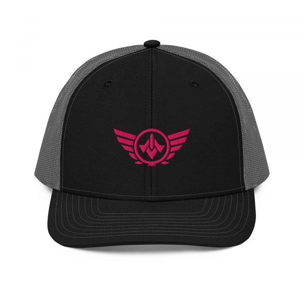 Flamingo Embroidered Logo Trucker Hat | Premium