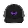 Purple Embroidered Logo Trucker Hat | Premium