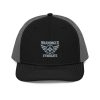 Grey Embroidered Brand Logo Trucker Hat | Premium