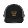 Old Gold Embroidered Brand Logo Trucker Hat | Premium