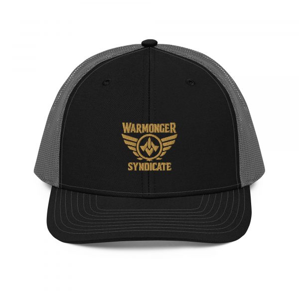 Old Gold Embroidered Brand Logo Trucker Hat | Premium