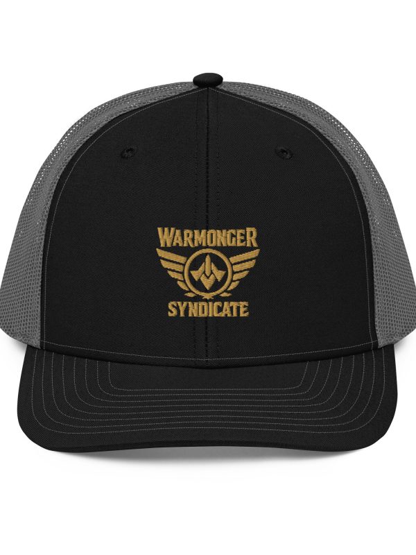 Old Gold Embroidered Brand Logo Trucker Hat | Premium